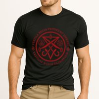 S.A.T.A.N.I.C Symbols W Latin Words Performance Shirt