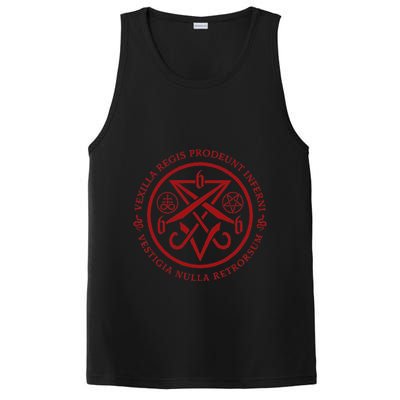 S.A.T.A.N.I.C Symbols W Latin Words PosiCharge Competitor Tank