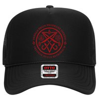 S.A.T.A.N.I.C Symbols W Latin Words Hat