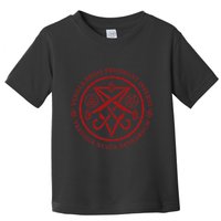 S.A.T.A.N.I.C Symbols W Latin Words Toddler T-Shirt
