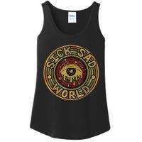 Sick Sad World Crying Eye Vintage Apocalypse Ladies Essential Tank