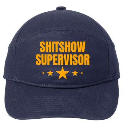 Shitshow Supervisor | Welcome To The Shitshow 7-Panel Snapback Hat