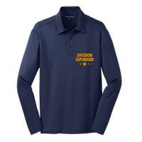 Shitshow Supervisor | Welcome To The Shitshow Silk Touch Performance Long Sleeve Polo