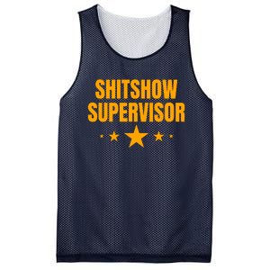 Shitshow Supervisor | Welcome To The Shitshow Mesh Reversible Basketball Jersey Tank