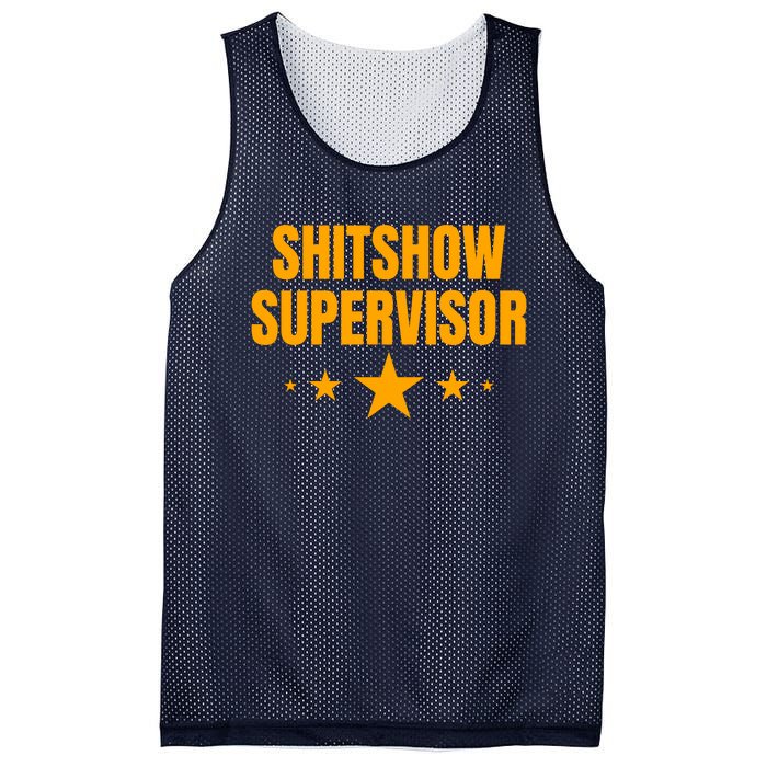 Shitshow Supervisor | Welcome To The Shitshow Mesh Reversible Basketball Jersey Tank