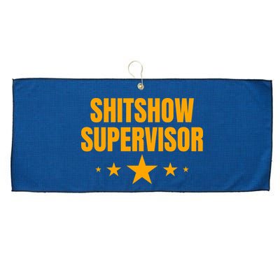 Shitshow Supervisor | Welcome To The Shitshow Large Microfiber Waffle Golf Towel