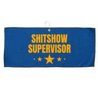 Shitshow Supervisor | Welcome To The Shitshow Large Microfiber Waffle Golf Towel