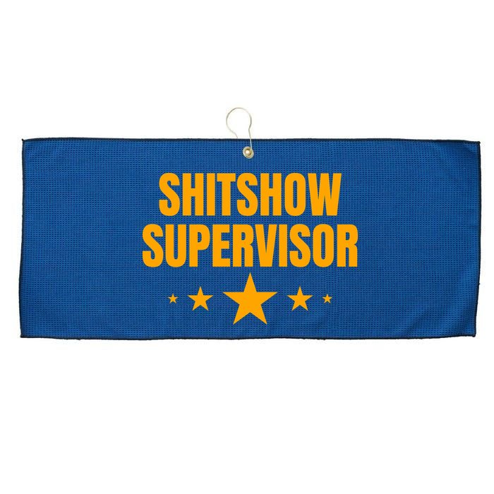 Shitshow Supervisor | Welcome To The Shitshow Large Microfiber Waffle Golf Towel