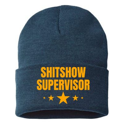 Shitshow Supervisor | Welcome To The Shitshow Sustainable Knit Beanie