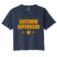 Shitshow Supervisor | Welcome To The Shitshow Women's Crop Top Tee