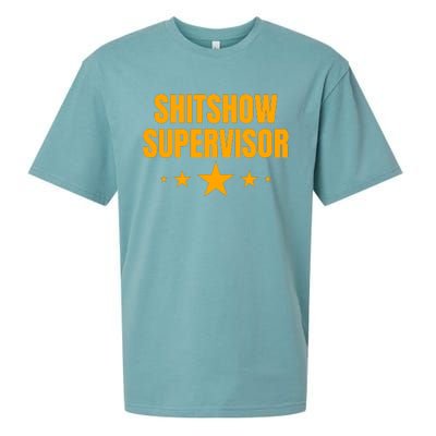 Shitshow Supervisor | Welcome To The Shitshow Sueded Cloud Jersey T-Shirt