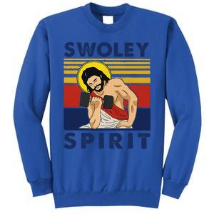 Swoley Spirit WEIGHT LIFTING Jesus Swoley Spirit Sweatshirt