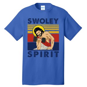 Swoley Spirit WEIGHT LIFTING Jesus Swoley Spirit Tall T-Shirt