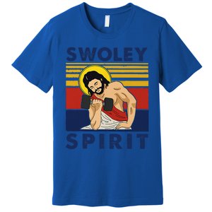 Swoley Spirit WEIGHT LIFTING Jesus Swoley Spirit Premium T-Shirt