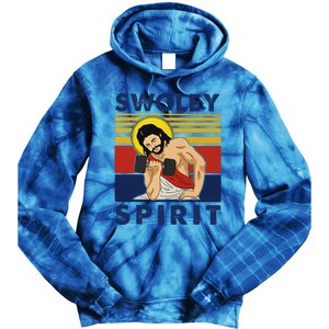 Swoley Spirit WEIGHT LIFTING Jesus Swoley Spirit Tie Dye Hoodie