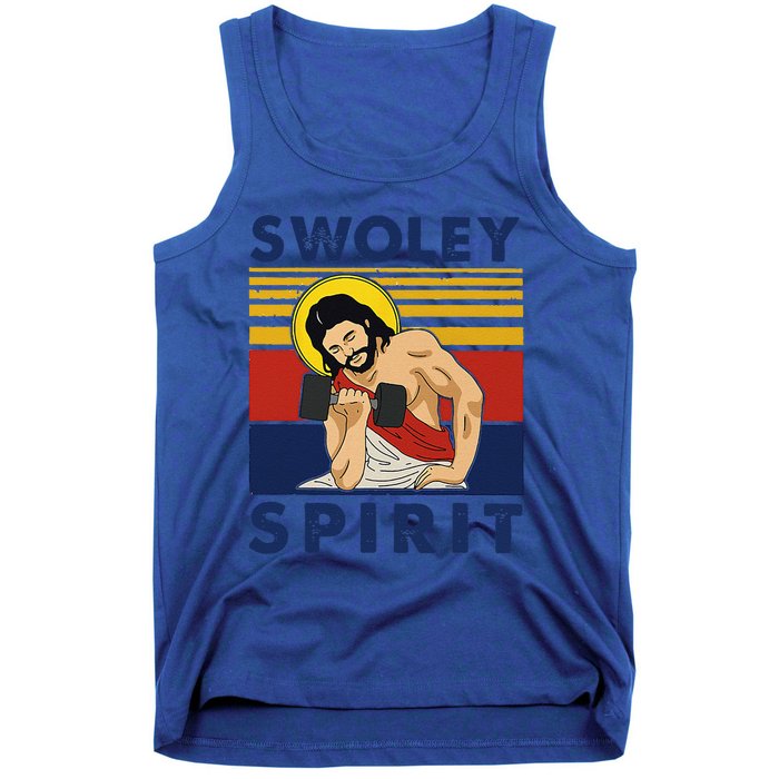 Swoley Spirit WEIGHT LIFTING Jesus Swoley Spirit Tank Top