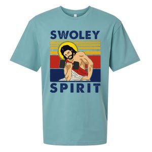 Swoley Spirit WEIGHT LIFTING Jesus Swoley Spirit Sueded Cloud Jersey T-Shirt