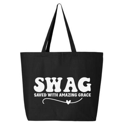 Swag Saved With Amazing Grace Jesus God 25L Jumbo Tote