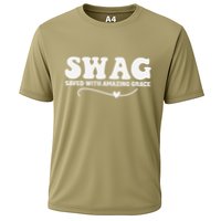 Swag Saved With Amazing Grace Jesus God Cooling Performance Crew T-Shirt