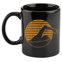 Swimming 11oz C Handle Ceramic Mug