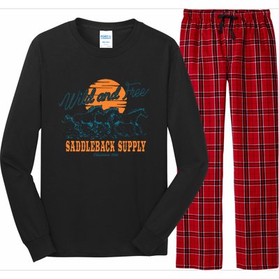 Saddleback Supply Wild And Free Logo Long Sleeve Pajama Set