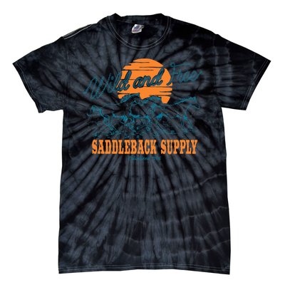 Saddleback Supply Wild And Free Logo Tie-Dye T-Shirt