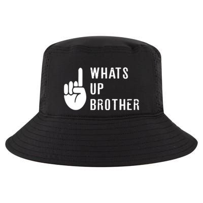 Sketch Streamer Whats Up Brother Cool Comfort Performance Bucket Hat