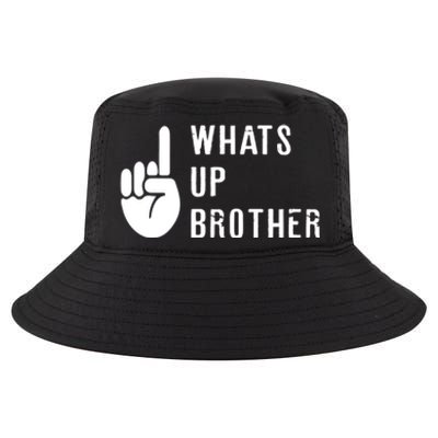 Sketch Streamer Whats Up Brother Cool Comfort Performance Bucket Hat