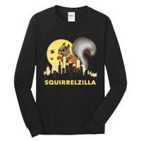 Squirrelzilla Squirrel Whisperer Squirrel Lover Animal Tall Long Sleeve T-Shirt