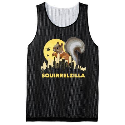 Squirrelzilla Squirrel Whisperer Squirrel Lover Animal Mesh Reversible Basketball Jersey Tank