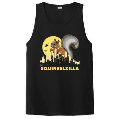 Squirrelzilla Squirrel Whisperer Squirrel Lover Animal PosiCharge Competitor Tank