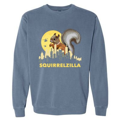 Squirrelzilla Squirrel Whisperer Squirrel Lover Animal Garment-Dyed Sweatshirt