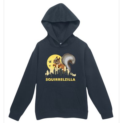 Squirrelzilla Squirrel Whisperer Squirrel Lover Animal Urban Pullover Hoodie