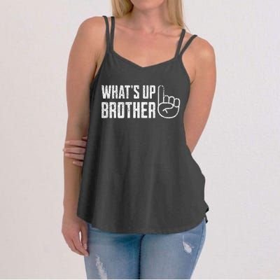 Sketch streamer whats up brother Women's Strappy Tank