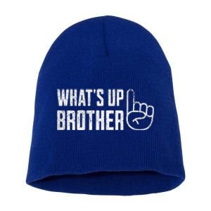 Sketch streamer whats up brother Short Acrylic Beanie