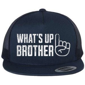 Sketch streamer whats up brother Flat Bill Trucker Hat