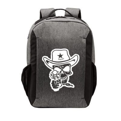 Sheriff Skull With Gun Vector Backpack