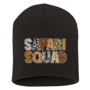 Safari Squad Wild Animals Lover Short Acrylic Beanie