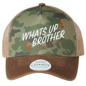 Sketch Streamer Whats Up Brother Funny Tuesday Legacy Tie Dye Trucker Hat