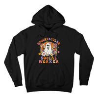 Spooktacular Social Worker Happy Halloween Spooky Matching Tall Hoodie