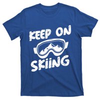 Skiing Ski Winter Vacation Keep On Skiing Gift T-Shirt