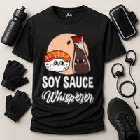 Soy Sauce Whisperer For Sushi Lover Gift Cooling Performance Crew T-Shirt