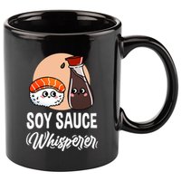 Soy Sauce Whisperer For Sushi Lover Gift 11oz C Handle Ceramic Mug
