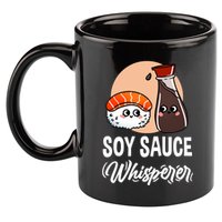 Soy Sauce Whisperer For Sushi Lover Gift 11oz C Handle Ceramic Mug