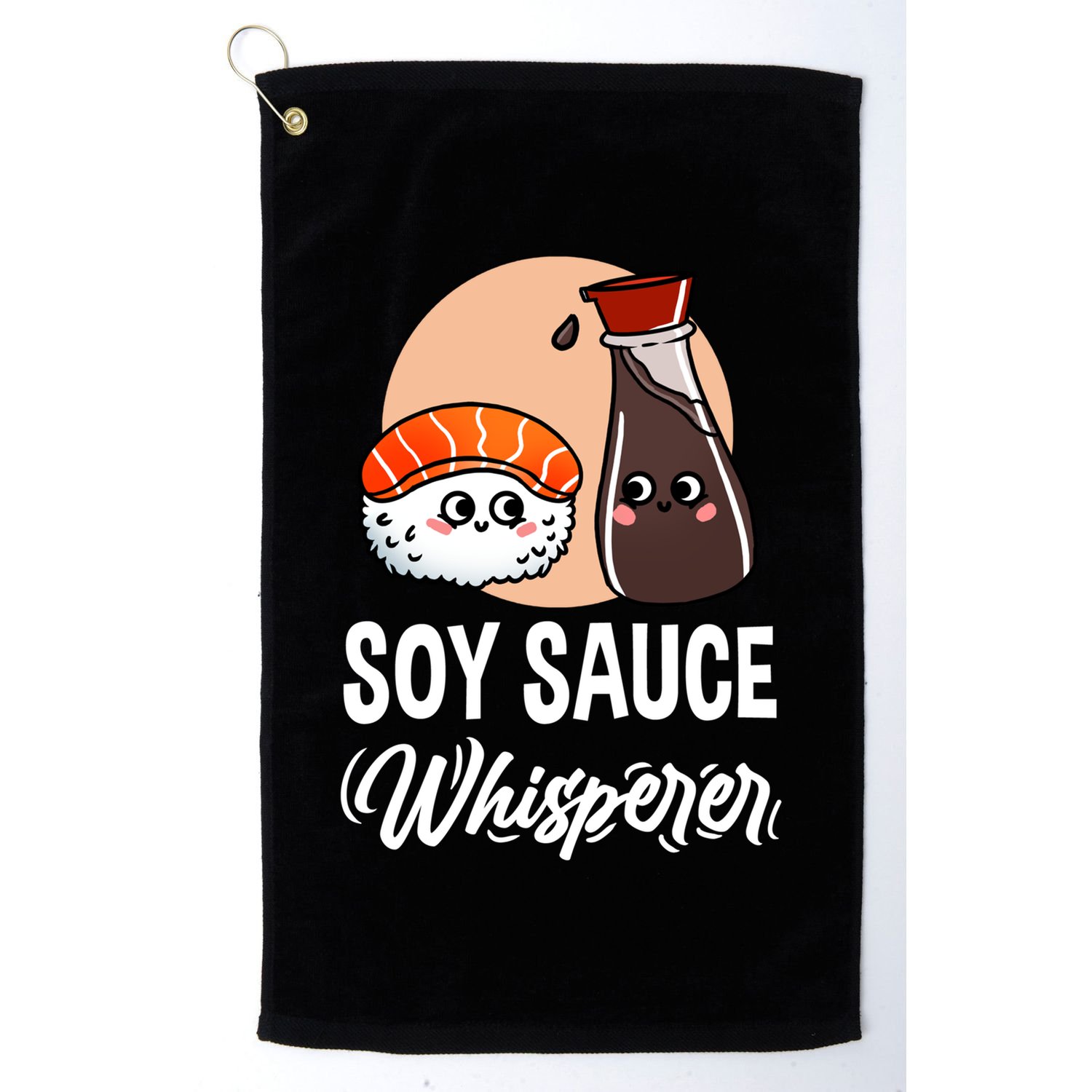 Soy Sauce Whisperer For Sushi Lover Gift Golf Towel