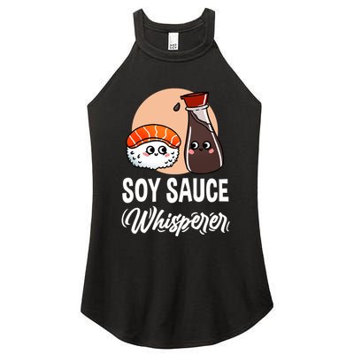 Soy Sauce Whisperer For Sushi Lover Gift Women's Perfect Tri Rocker Tank