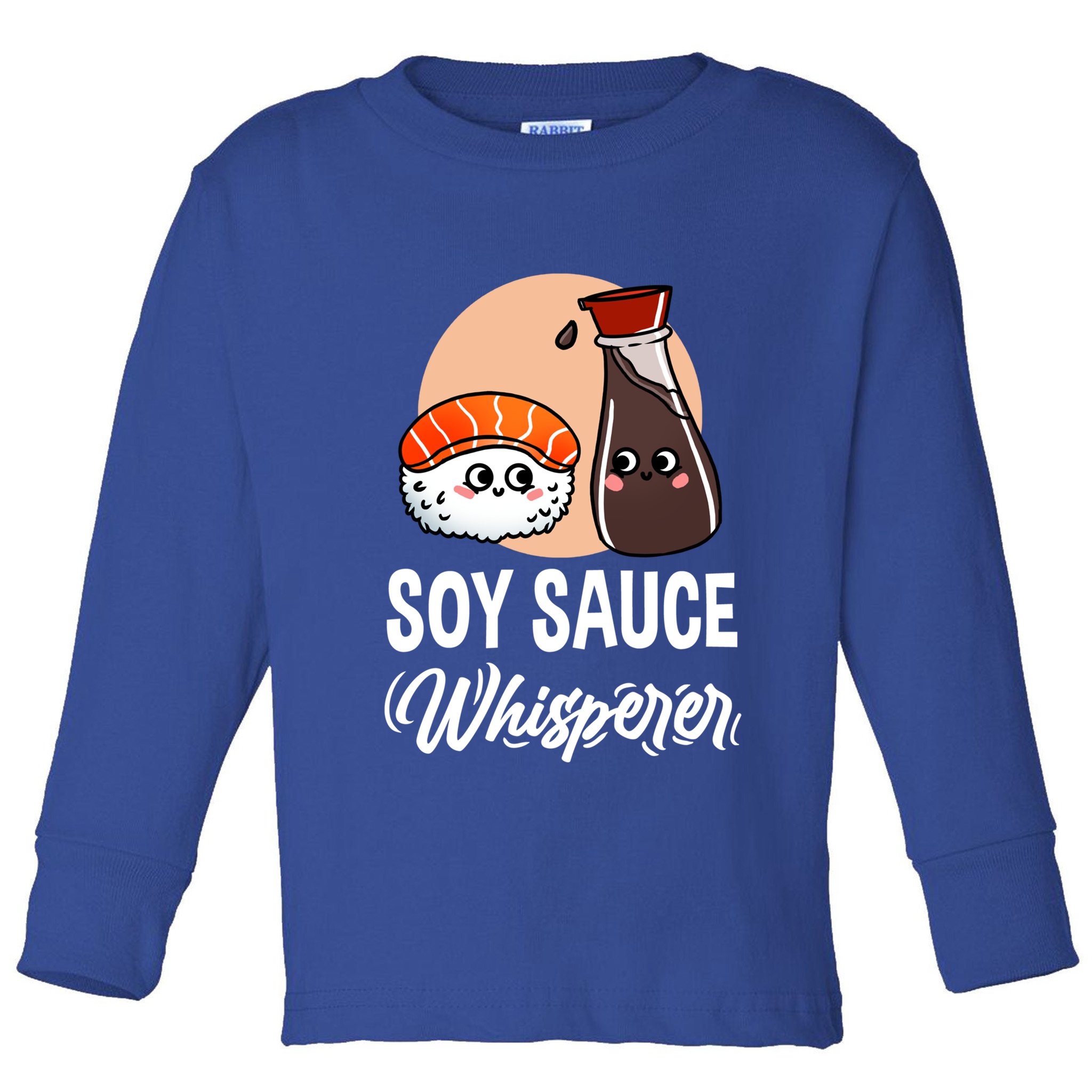 Soy Sauce Whisperer For Sushi Lover Gift Toddler Long Sleeve Shirt