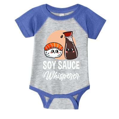 Soy Sauce Whisperer For Sushi Lover Gift Infant Baby Jersey Bodysuit