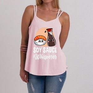 Soy Sauce Whisperer For Sushi Lover Gift Women's Strappy Tank