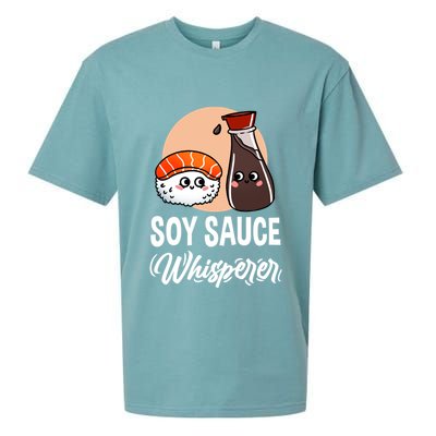 Soy Sauce Whisperer For Sushi Lover Gift Sueded Cloud Jersey T-Shirt